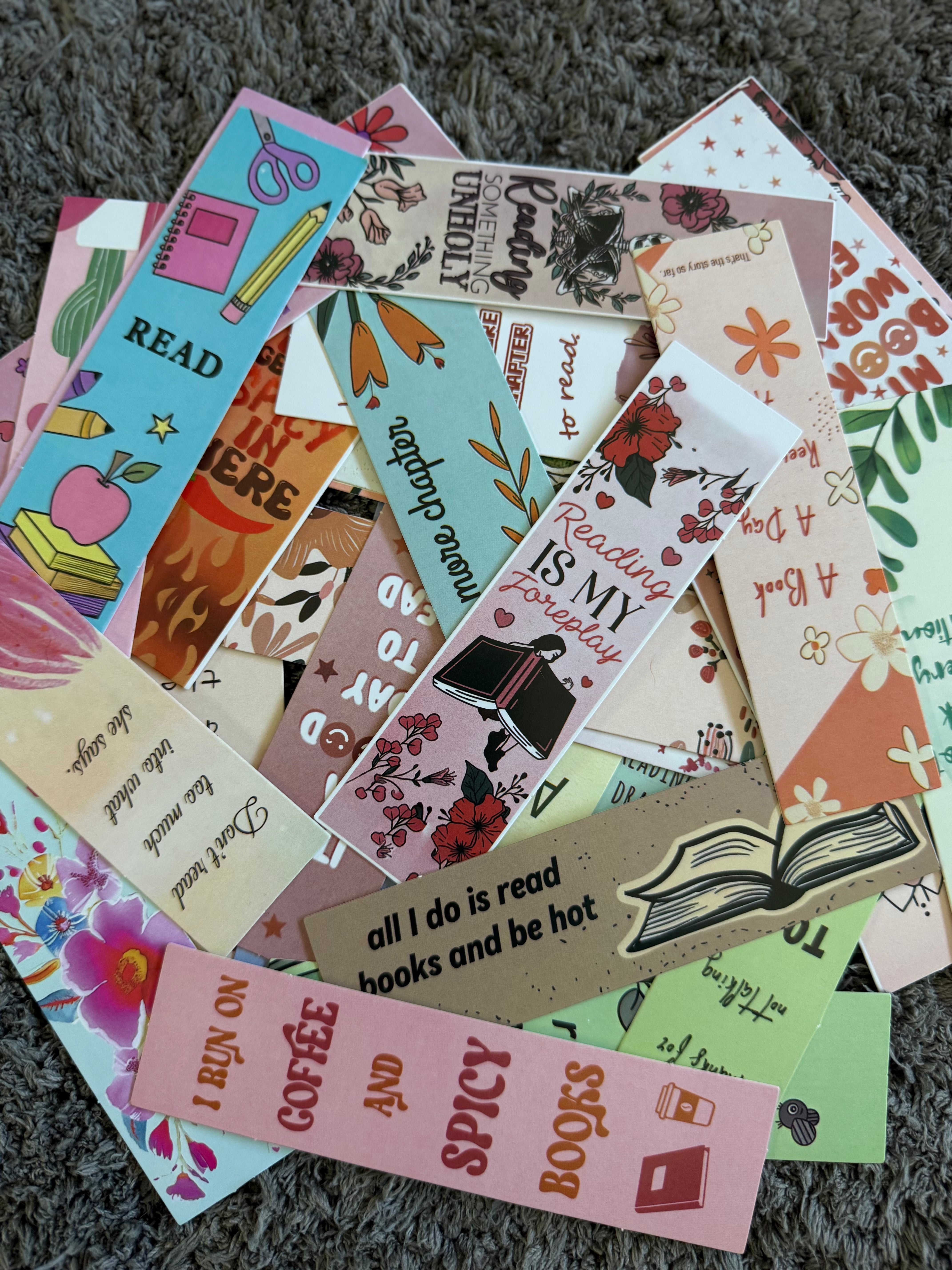 Thick card Bookmarks - 5 pack mixed